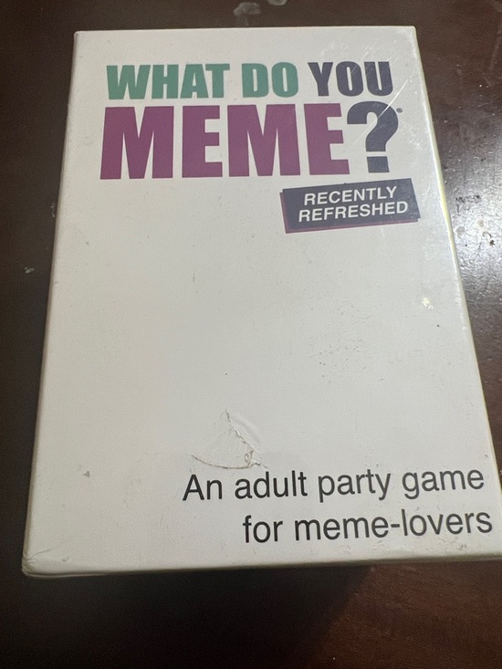 What Do You Meme Other - New sealed What Do You Meme? Recently Refreshed - White Party Card Game.